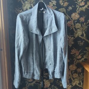 Prana Snap Button Down Collard Lightweight Jacket Size Women's M